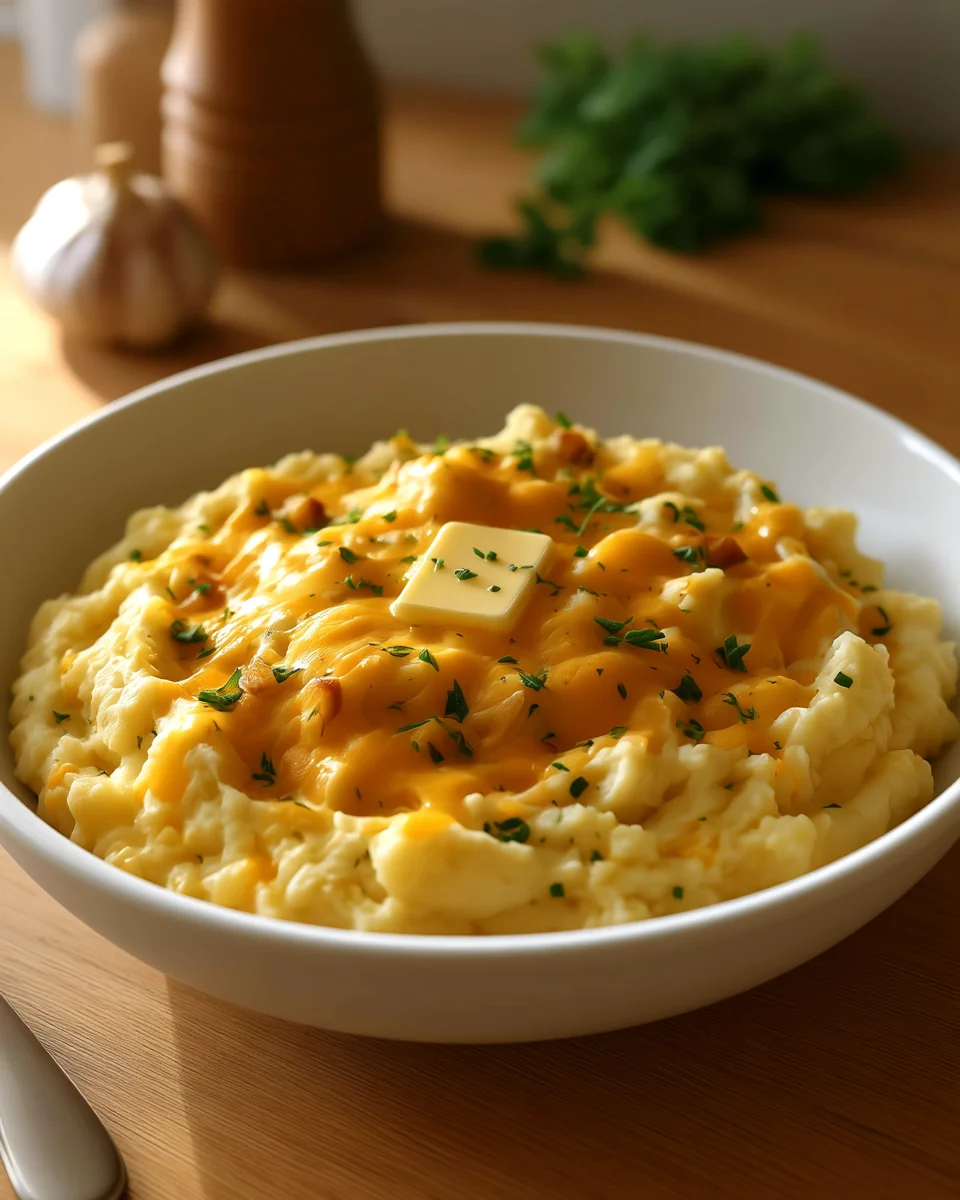 Cheesy Garlic Mashed Potatoes image 2