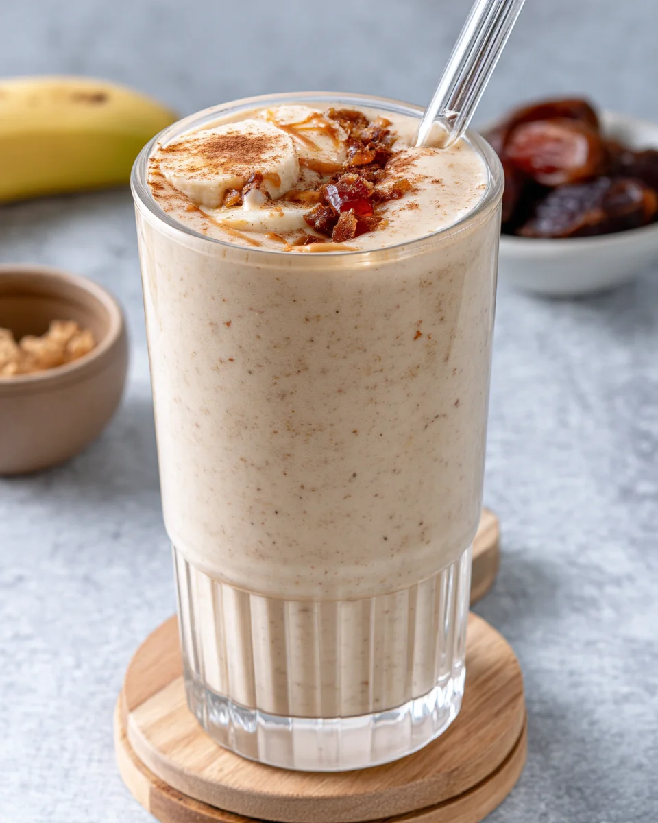Peanut Butter Banana Date Smoothie image 2
