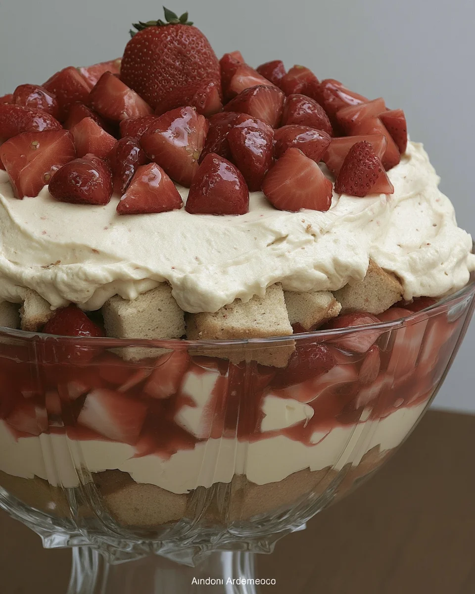 Strawberry Cheesecake Trifle